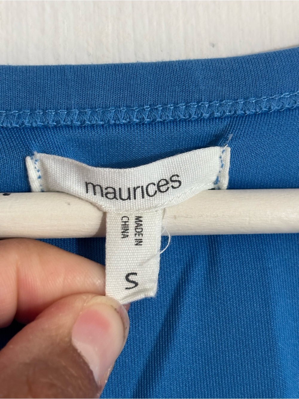 Maurices Bright Blue Short Sleeve Crewneck Tee - Picture 2 of 5